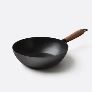 웍팬 인덕션무쇠팬 주물프라이팬 웍후라이팬 24cm 인덕션궁중팬