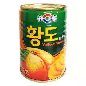 유동 황도슬라이스400g 24개 1박스