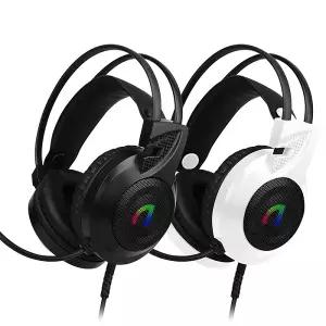 앱코 N460 가상 7.1 ENC 초경량 RGB 게이밍 헤드셋 화이트