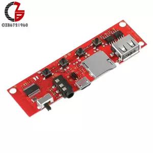 DC 3.7V 블루투스 오디오 증폭기 보드 다기능 듀얼 증폭기 디코더 보드 DIY 플레이어 스피커 회로 기판