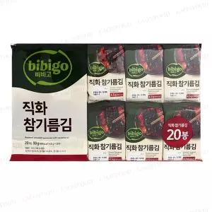 비비고 직화 참기름김 4.5g 20개입 1개 (20개)