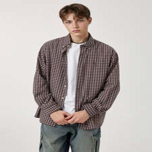 [AK수원점] [후아유] 공용  Vintage Loose-fit Check Shirts (U) WHYCF4991U