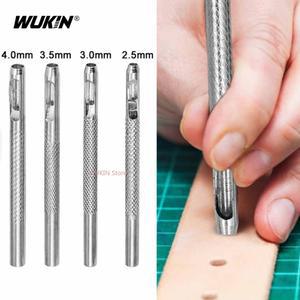 호환 가죽 원형 구멍 펀치 도구 벨트 시계줄 속이 빈 DIY 펀처 키트 2 5/3/3 5/4mm