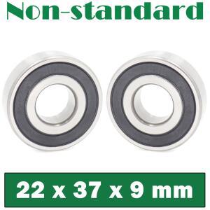 호환 22379 비표준 볼 베어링 2 개 , 내경 22mm, 비표준 베어링 22 37 9mm