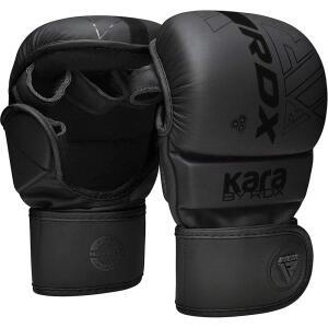 RDX MMA 글러브 스파링 그래플링, 하이브리드 오픈 팜 무술 미트 남성 여성, 마야 가죽 손목 지지대 숨기기, 케이지 파이팅 격투 스포츠 복싱 트레이닝, 무에타이, 펀칭백 킥복싱