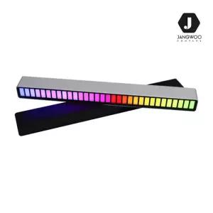 장우컴퍼니 JW-RGB BAR 뮤직 이퀄라이저 반응 무드등