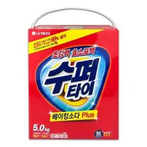 수퍼타이 JII213X9 가루세제 분말세세 5kg 지함박스 -O