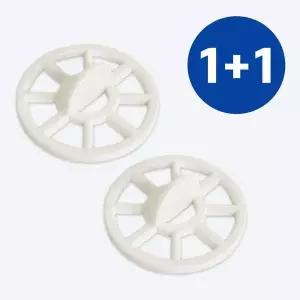 국산 KVH146Z0 1+1 욕조망35mm (화이트)배수구 머리카락 거름망