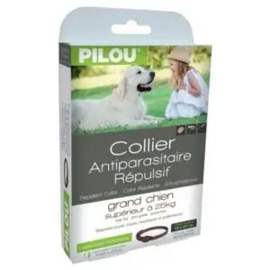 강아지외부해충방지 Pilou 112707 천연 외부기생충목걸이 대형견 65cm