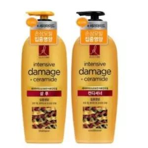 리엔 엘지생활건강 엘라스틴 데미지 샴푸 600ml 3개