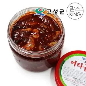 [공룡나라]우진푸드 바다야 어리굴젓 400g