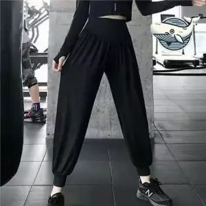 편안한 헐렁한 여성용 요가 조거 팬츠 스트레칭