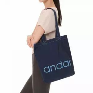 안다르 시그니처 로고 에코백