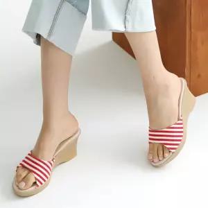 여자 바캉스 비치 데일리 웨지힐 샌들