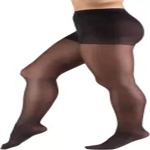 트루폼 시어 컴프레션 팬티호스 8-15mmHg 여성 쉐이핑 타이츠 20데니어 블랙 X-톨