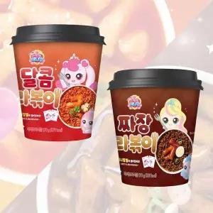 캐치티니핑 짜장+달콤맛 라볶이 170g, 1개입, 2종 택1