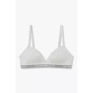 매장정품 EMPORIO ARMANI UNDERWEAR 엠포리오 아르마니 언더웨어 여성 리피트 로고 패디드 트라이앵글 브라