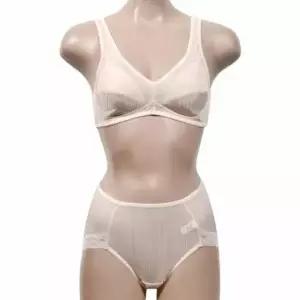 풀컵 노와이어 브라 팬티 세트 인견브래지어 여름용브라