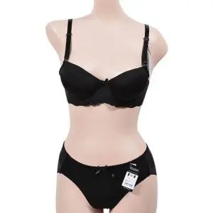ZF 디자인 와이어 4컵 볼리쉬 브라팬티세트 75B컵 심플 3
