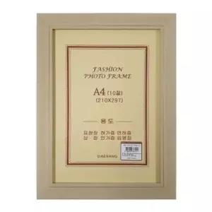 [Deco] 미색19번민자틀걸이용 벽걸이액자/ 팩 A4 5개입 액자 수지틀 대상 210x297/박스
