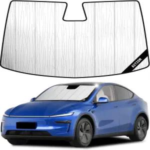 Tesla Model Y/3(2072026)용 윈드실드 선쉐이드 커버 차량 냉각 유지 대시보드 보호 접이식 자동차 창문