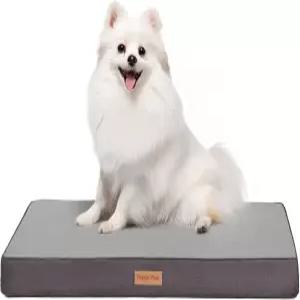 소형 중형견 및 고양이를 위한 강아지 PAW 워셔블 쿨링 펫 침대 방수 이너 라이너가 있는 CertirUs 메모리