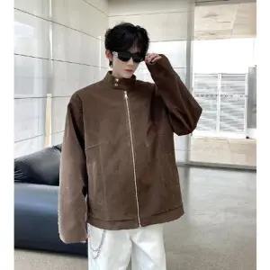남사친 가을 빈티지 점퍼 모던 스웨이드 차이나 재킷 코트 패피3