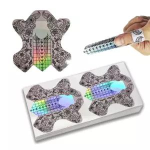 핑거 00PCS 네일 익스텐션 폼 스티커 컬러 젤 폴리쉬 릴 팁 아트 데코 DIY 컬