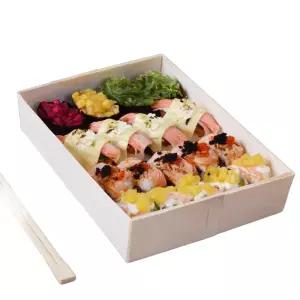 일본식도시락 나무도시락 직사각형 초밥통 테이크아웃 요리통 도시락 일본