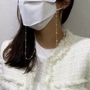 마스크스트랩 진주비즈 체인 마스크줄 마스크끈 MST32 Kaf5+9Qtg