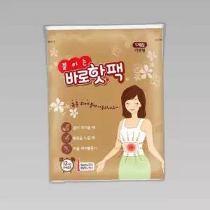 팜텍코리아 붙이는 바로 핫팩 40g 1매