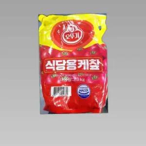 식자재 도매 토마토케찹(오뚜기 파우치 3.3Kg) 1개