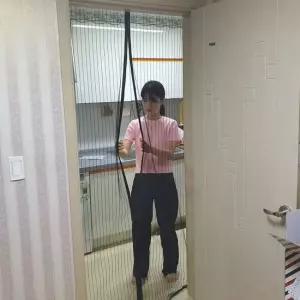 스트라이프 현관 방충망 모기장 블랙 현관문방충망 현