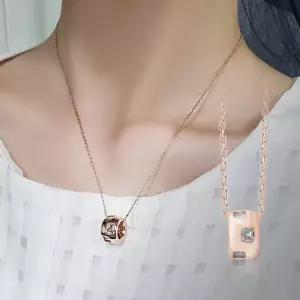 [루브르파리] 14K 글림 루프 목걸이 NA0653