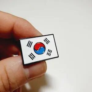 [하프클럽/]bns 공무원 국가행사 입체 미니 태극기 뱃지 브로치