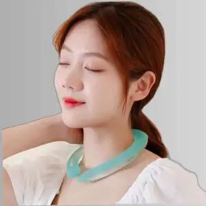 여름 등산 낚시 골드 아이스 재사용 넥밴드 쿨링