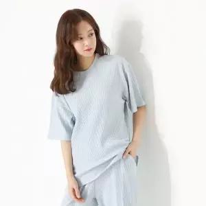 [하프클럽/]여성용 반팔 상하의 통바지 데일리 캐주얼 복장