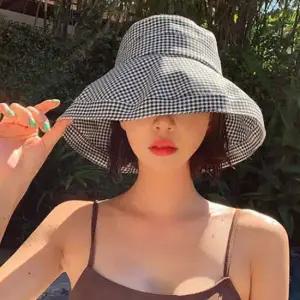 고급스러운 디자인 캐주얼 도트 벙거지 모자 무지모자