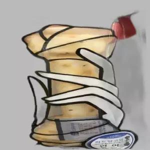 수제 미식회 8인치 하드 딩고껌 80g 연어 반려견 사료