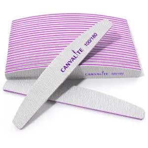 Canvalite 25 PCS 네일 파일 전문가용 재사용 가능 양면 에머리 보드 100/180 그릿 스타일링 도구 가정 및