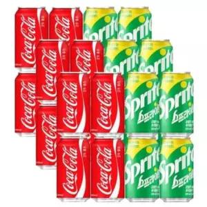 코카콜라 업소용 12입+스프라이트 12입 355ml
