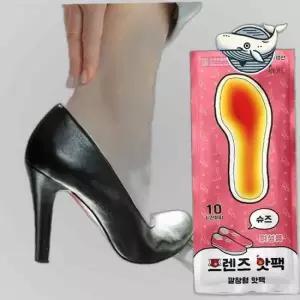 따뜻한 신발 핫팩 90g 여성용 깔창 발난로