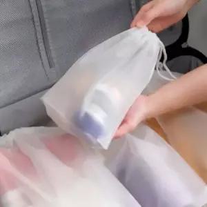 10p 30x40cm 방수 지퍼 파우치 투명 방수 여행 비닐 케이스