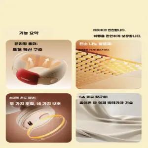 콩수 U자형 메모리폼 베개는 수면 차량 및 비행기 여행 시 목을 편안하게 받