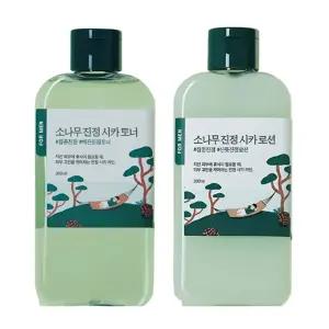 라운드랩 포 맨 소나무 진정 시카 토너 + 로션 세트 1세트