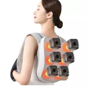 어깨마사지 승모근 등두드리는 안마기 온열
