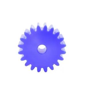 1pcs 12T-36T 1.5M 블루 나일론 스퍼 기어 12 15 17 18 27 36 치아 플라스틱 플랫 원통형 구동 보어 6mm