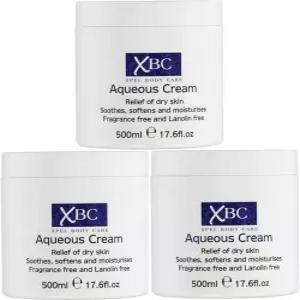 건조한 피부를 위한 500ml XBC 수성 크림 에몰리엔트 대형 욕조 릴 3개