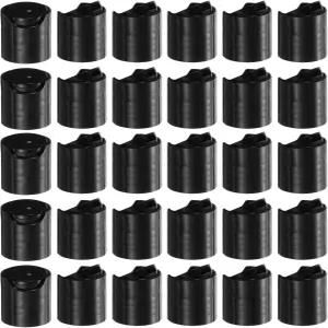 Uxcell 30pcs PP 플라스틱 디스크 상단 캡 20/410 교체 프레스 스퀴즈 병용 내구성 디스펜싱 뚜껑 리필