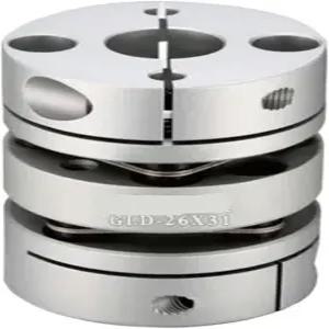 유연한 커플러 샤프트 알루미늄 더블 디스크 커플링 D26mm L24.5 4-4